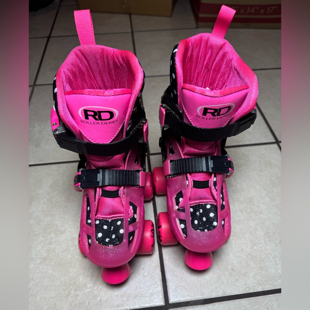 Roller Derby Pink Kids Adjustable Roller Skates